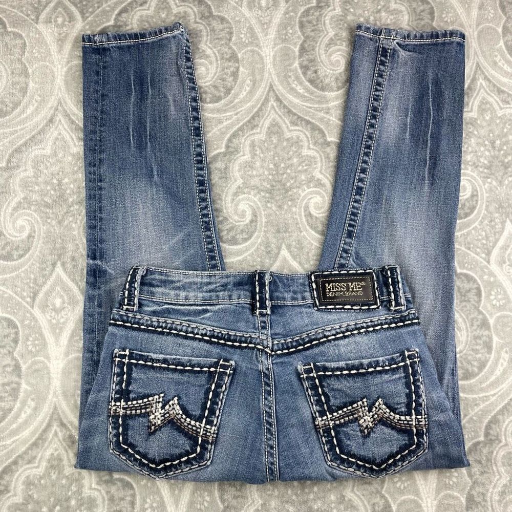 Womens Miss Me Boyfriend Capri